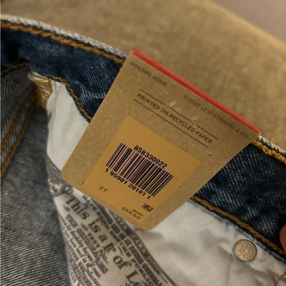 NWT! Levi's® Premium 501® ORIGINAL FIT HIGH RISE WOMEN'S SHORTS Size 27